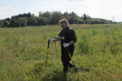 CIPS surveyor in Russian field