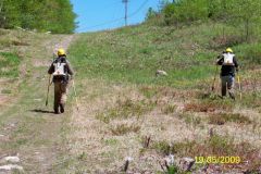 Dual survey in common right of way