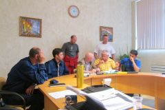 Classroom training session in Russia