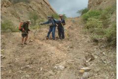 Peru survey with water pack