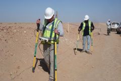 DCVG survey along the pipeline in Yemen